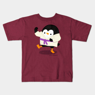 Karate Penguin Kids T-Shirt