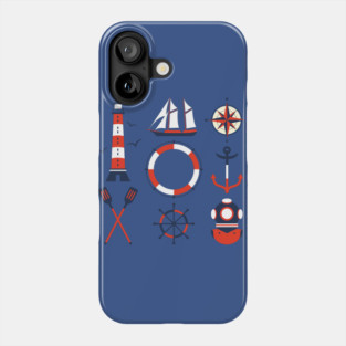 Nautical Icons Phone Case