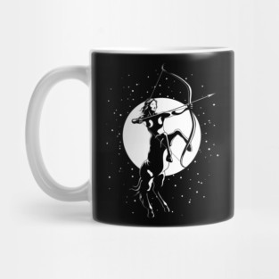 Centaur Archer Woman - Sagittarius Astrological Zodiac Sign Mug