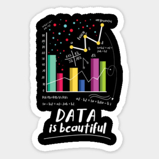 Data Is Beautiful Statistician Sticker