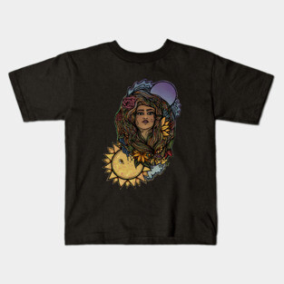 Mother Earth Goddess Kids T-Shirt