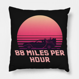 Back to the Future Pillow
