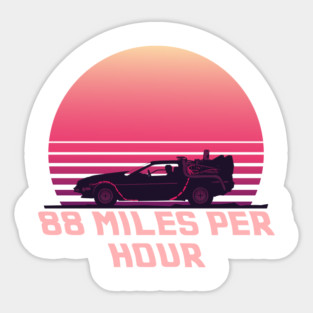 Back to the Future Sticker