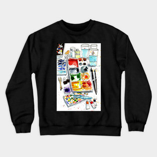 It's Messy, But It Works! Crewneck Sweatshirt