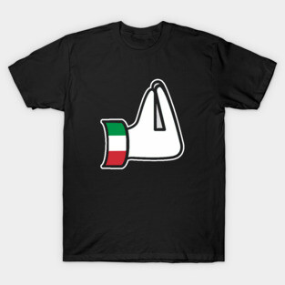 Italian Pinched Fingers Hand Gesture Italia Italy Italiano T-Shirt