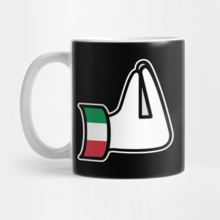 Italian Pinched Fingers Hand Gesture Italia Italy Italiano Mug