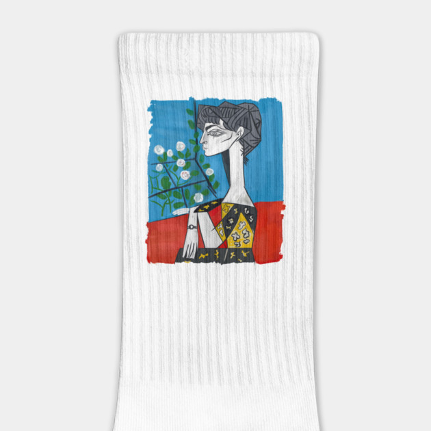 Modern Cubist Woman Portrait Illustration by denizko