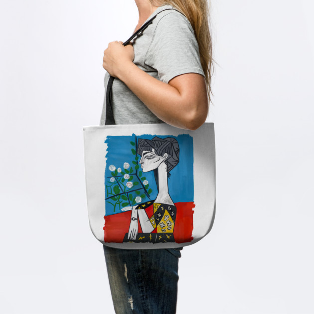 Modern Cubist Woman Portrait Illustration by denizko