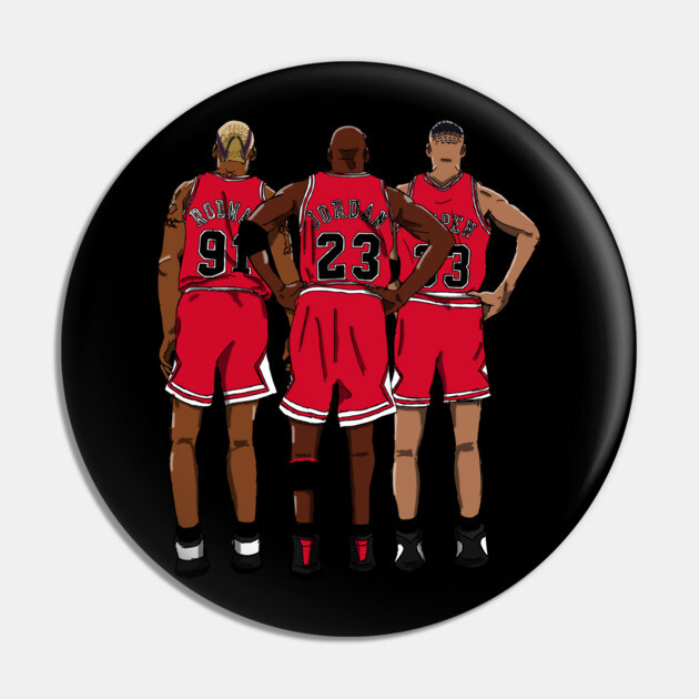 The Last Dance Bulls 98 Small logo Chicago Bulls Pin TeePublic