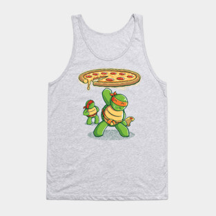 Delicious Disk Attack - Ninja Turtles Tank Top