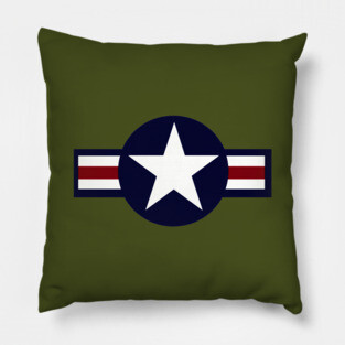 USA Fighter Insignia Pillow