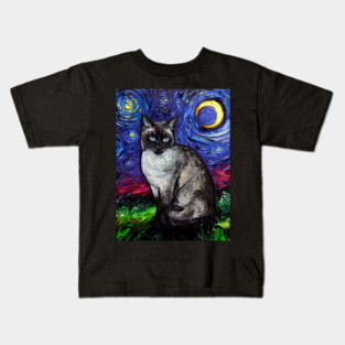 Siamese Night Kids T-Shirt