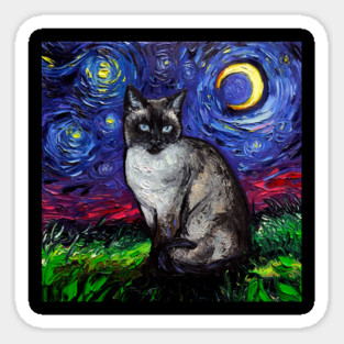 Siamese Night Magnet