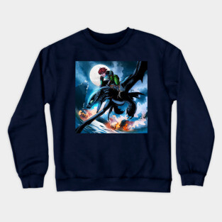 Hiccup and Toothless Firepower Crewneck Sweatshirt