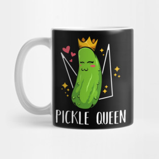 Pickle - Pickle Queen - Funny Kawaii Vegetable Vegan Mug