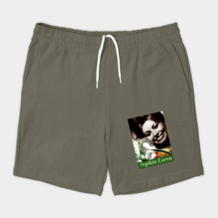 Sophia Loren Collage Portrait Shorts