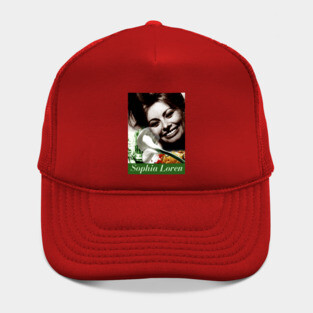 Sophia Loren Collage Portrait Hat
