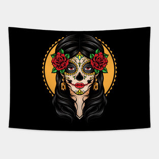 Mexican Girl Tapestry