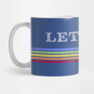 LET IT BE - RETRO STRIPES Mug