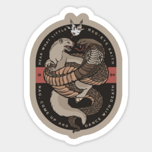 Rikki tikki tavi Mongoose Cobra The Jungle Book Magnet