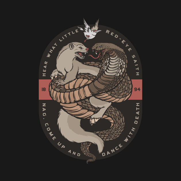 Rikki tikki tavi Mongoose Cobra The Jungle Book by stayfrostybro
