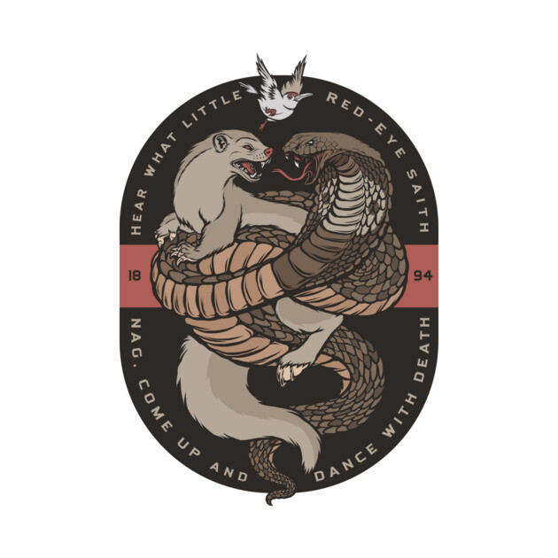 Rikki tikki tavi Mongoose Cobra The Jungle Book by stayfrostybro