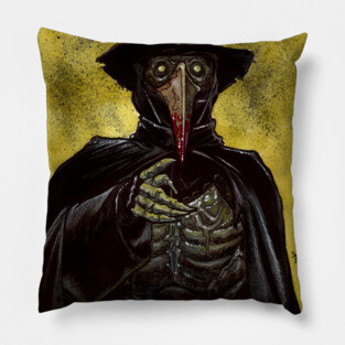 Plague Doctor is In...Color Pillow