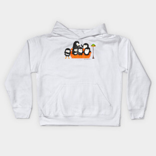 Penguins Friends Kids Hoodie