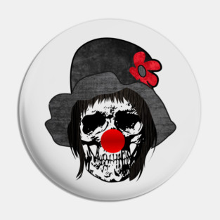 Clown Skull Pin