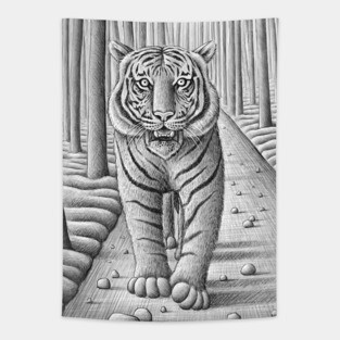 Tiger Tapestry