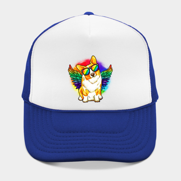 Funny Corgi Dog Rainbow Pride by creative