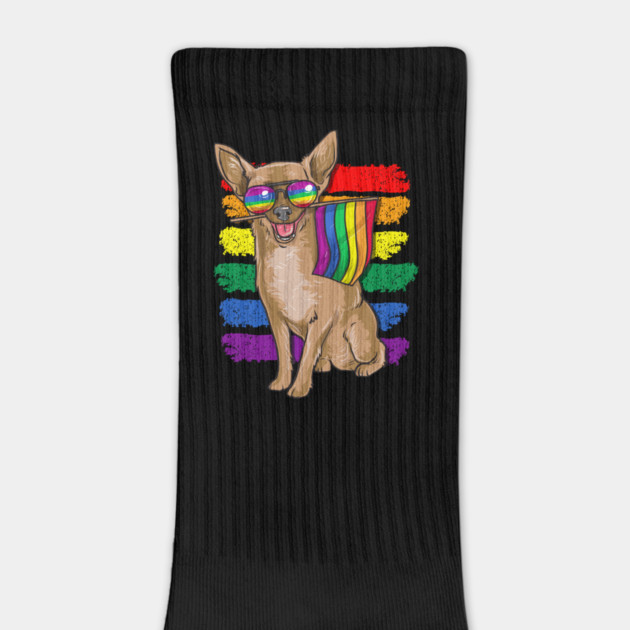 Funny Chihuahua Rainbow Pride by creative
