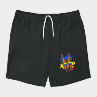Funny Great Dane Dog Rainbow Pride Shorts