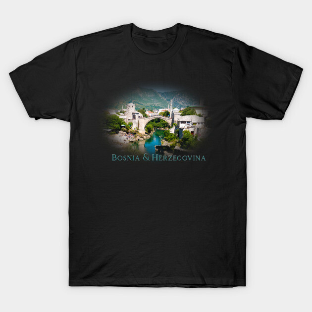 Bosnia & Herzegovina: Mostar T-Shirt by RaeTucker