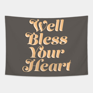 Bless Your Peachy Heart Tapestry