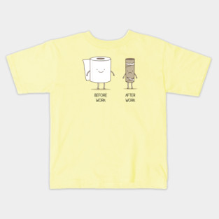 Toilet Paper Kids T-Shirt