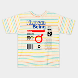 Human Being Label Ingredients - male Kids T-Shirt