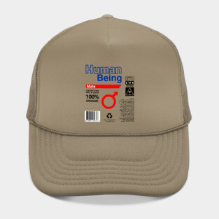 Human Being Label Ingredients - male Hat