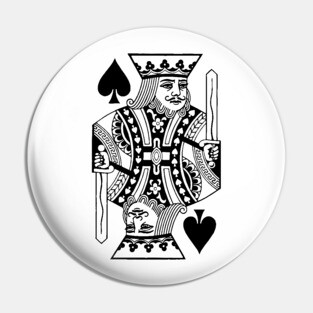 King Of Spades Pin