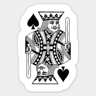 King Of Spades Sticker