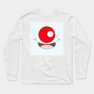 Clown mouth mask Long Sleeve T-Shirt