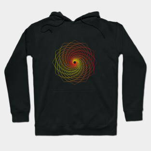 Colored Sacred Geometry - Summer Vibes Hoodie