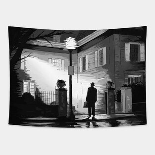 The Exorcist Fanart Illustration Tapestry