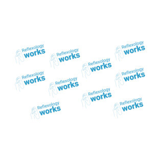 Reflexology Works (pattern) Blue T-Shirt