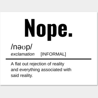 Nope Posters and Art