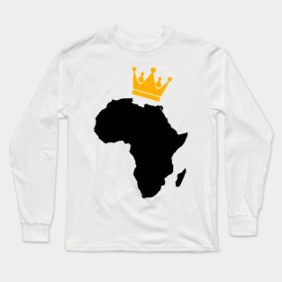 African King, African Queen, Africa, Crown Long Sleeve T-Shirt
