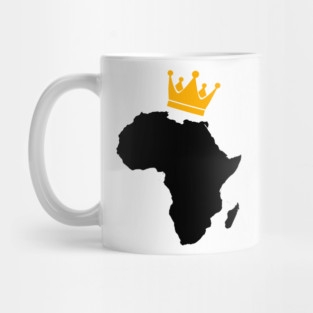 African King, African Queen, Africa, Crown Mug
