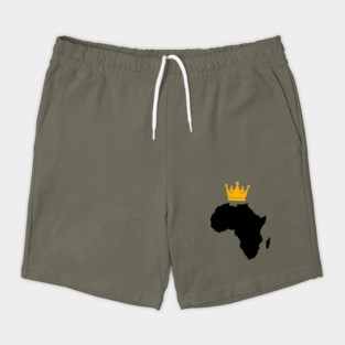 African King, African Queen, Africa, Crown Shorts