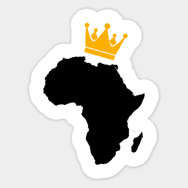 African King, African Queen, Africa, Crown Magnet by UrbanLifeApparel