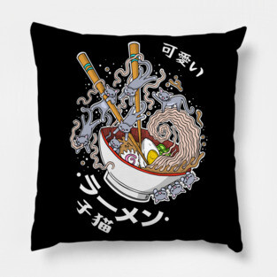 Ramen Cats Pillow